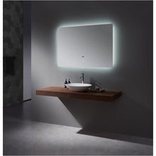 Load image into Gallery viewer, Lexora LL4832LEDM Lugano 48&quot; Wide x 32&quot; Tall LED Mirror w/ Defogger