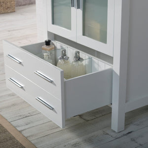 Blossom 001 30 01 C M Sydney 30 Inch Vanity with Ceramic Sink & Mirror - White