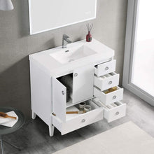 Load image into Gallery viewer, Blossom 023 36 01 A Lyon 36 Inch Vanity with Acrylic Sink - White