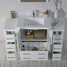 Load image into Gallery viewer, Blossom 001 54 01 C M Sydney 54 Inch Vanity with Ceramic Sink &amp; Mirror - White