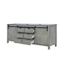 Load image into Gallery viewer, Lexora LM342284DH00000 Marsyas 84&quot; Ash Grey Vanity Cabinet Only