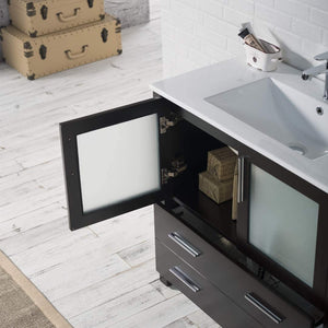 Blossom 001 36 02 C Sydney 36 Inch Vanity with Ceramic Sink - Espresso