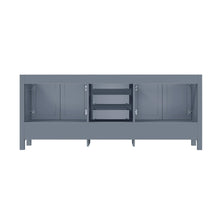 Load image into Gallery viewer, Lexora LJ342280DB00M30 Jacques 80&quot; Dark Grey Double Vanity, no Top and 30&quot; Mirrors