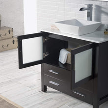 Load image into Gallery viewer, Blossom 001 36 02 V Sydney 36 Inch Vanity with Ceramic Vessel Sink - Espresso