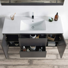 Load image into Gallery viewer, Blossom 016 48 16S C Valencia 48 Inch Single Vanity with Ceramic Sink - Silver Grey