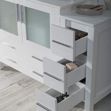 Load image into Gallery viewer, Blossom 001 60S2 01 V M Sydney 60 Inch Vanity with Ceramic Vessel Sink &amp; Mirror - White