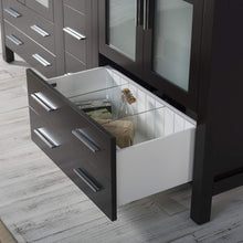 Load image into Gallery viewer, Blossom 001 72 02 C M Sydney 72 Inch Vanity with Ceramic Double Sinks &amp; Mirrors - Espresso
