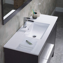 Load image into Gallery viewer, Blossom 014 48 16S C M Milan 48 Inch Vanity with Ceramic Single Sink &amp; Mirror - Silver Grey