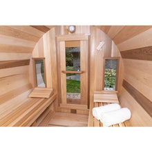 Load image into Gallery viewer, Dundalk Barrel Sauna Canadian Timber Tranquility CTC2345W