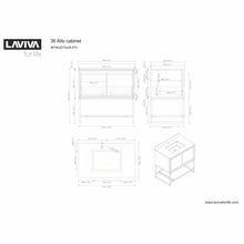 Load image into Gallery viewer, LAVIVA 313SMR-36W Alto 36 - White Cabinet