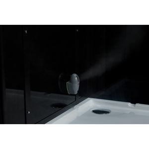 Maya Bath 209 Anzio-Black-Right Steam Shower