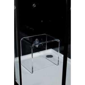 Maya Bath 209 Anzio-Black-Right Steam Shower