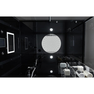 Maya Bath 209 Anzio-Black-Right Steam Shower