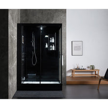 Load image into Gallery viewer, Maya Bath 211 Anzio-Black-Left Steam Shower