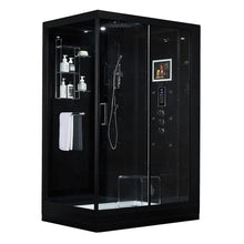 Load image into Gallery viewer, Maya Bath 209 Anzio-Black-Right Steam Shower