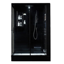 Load image into Gallery viewer, Maya Bath 209 Anzio-Black-Right Steam Shower