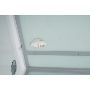 Maya Bath 210 Anzio-White-Left Steam Shower