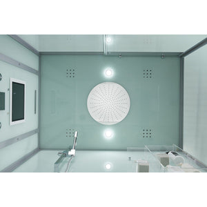 Maya Bath 210 Anzio-White-Left Steam Shower