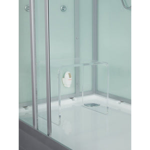 Maya Bath 210 Anzio-White-Left Steam Shower