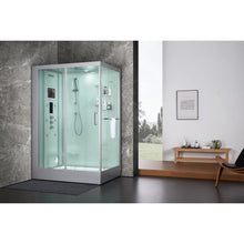 Load image into Gallery viewer, Maya Bath 210 Anzio-White-Left Steam Shower