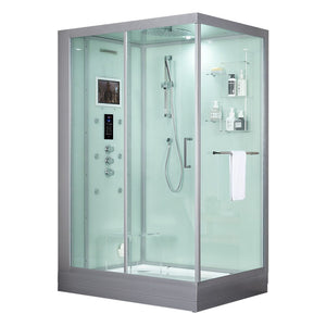 Maya Bath 210 Anzio-White-Left Steam Shower