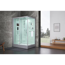 Load image into Gallery viewer, Maya Bath 210 Anzio-White-Left Steam Shower