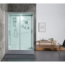 Load image into Gallery viewer, Maya Bath 210 Anzio-White-Left Steam Shower