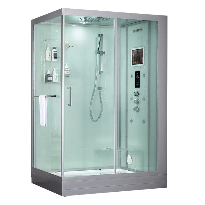 Maya Bath 208 Anzio-White-Right Steam Shower