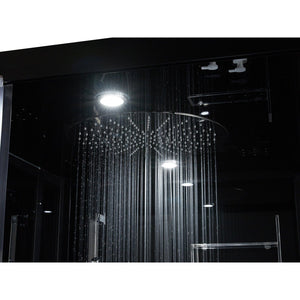 Maya Bath 201 Arezzo-Black-Right Steam Shower