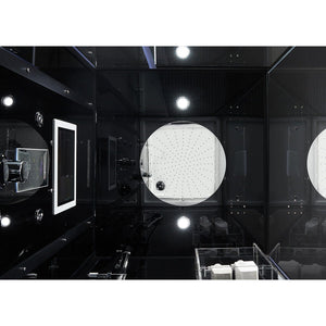 Maya Bath 201 Arezzo-Black-Right Steam Shower