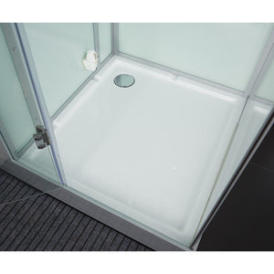 Maya Bath 202 Arezzo-White-Left Steam Shower