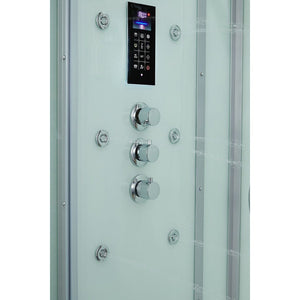 Maya Bath 200 Arezzo-White-Right Steam Shower