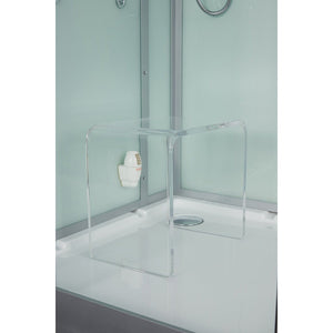 Maya Bath 200 Arezzo-White-Right Steam Shower