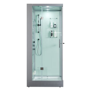 Maya Bath 202 Arezzo-White-Left Steam Shower