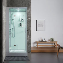 Load image into Gallery viewer, Maya Bath 202 Arezzo-White-Left Steam Shower