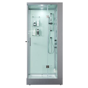 Maya Bath 200 Arezzo-White-Right Steam Shower