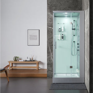 Maya Bath 200 Arezzo-White-Right Steam Shower