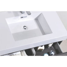 Load image into Gallery viewer, Kubebath BSL72D-GO Bliss 72&quot; Double Sink Gray Oak Wall Mount Modern Bathroom Vanity