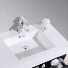 Load image into Gallery viewer, Kubebath BSL80D-BK Bliss 80&quot; Double Sink Black Wall Mount Modern Bathroom Vanity