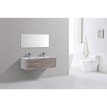 Load image into Gallery viewer, Kubebath D48NW Divario 48&quot; Nature Wood Wall Mount Modern Bathroom Vanity