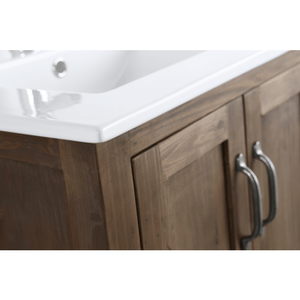 Design Element DEC4006-30 Austin 30" Single Sink Vanity In Walnut