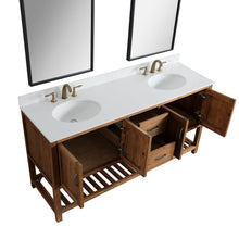 Load image into Gallery viewer, Design Element DEC4006-D-CB Austin 72&quot; Vanity BASE ONLY in Walnut