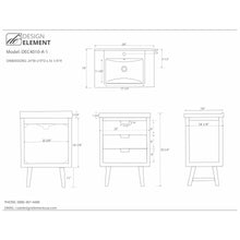 Load image into Gallery viewer, Design Element DEC4010-A-1 Fredric 24&quot; Single Sink Vanity in Natural
