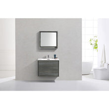 Load image into Gallery viewer, Kubebath DL30-BE DeLusso 30&quot; Ocean Gray Wall Mount Modern Bathroom Vanity