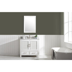 Design Element ES-36-WT Estate 36" Single Vanity in White