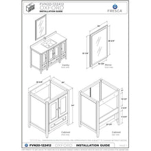 Load image into Gallery viewer, Fresca Oxford 48&quot; Gray Traditional Bathroom Cabinets FCB20-122412GR