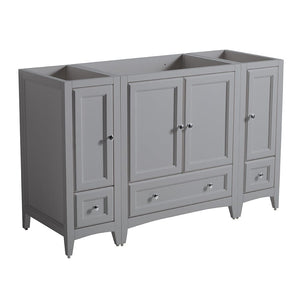 Fresca Oxford 54" Gray Traditional Bathroom Cabinets FCB20-123012GR