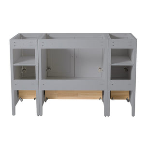 Fresca Oxford 54" Gray Traditional Bathroom Cabinets FCB20-123012GR