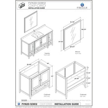 Load image into Gallery viewer, Fresca Oxford 60&quot; Gray Traditional Bathroom Cabinets FCB20-123612GR