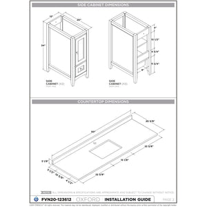 Fresca Oxford 60" Gray Traditional Bathroom Cabinets FCB20-123612GR